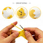 Funny Lazy Egg Crochet Plush - Grumpy Amigurumi Chick Desk Buddy Gift