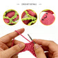 Handmade Crochet Pink Caladium Plant - Kawaii Amigurumi Potted Decor
