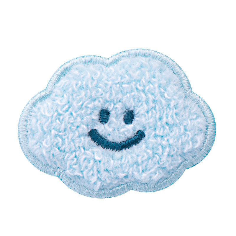 Fluffy Cloud Embroidery Patch