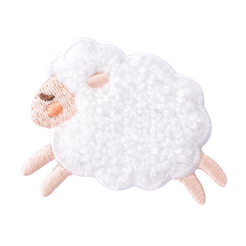 Plush Bear Scarf Embroidery Patch