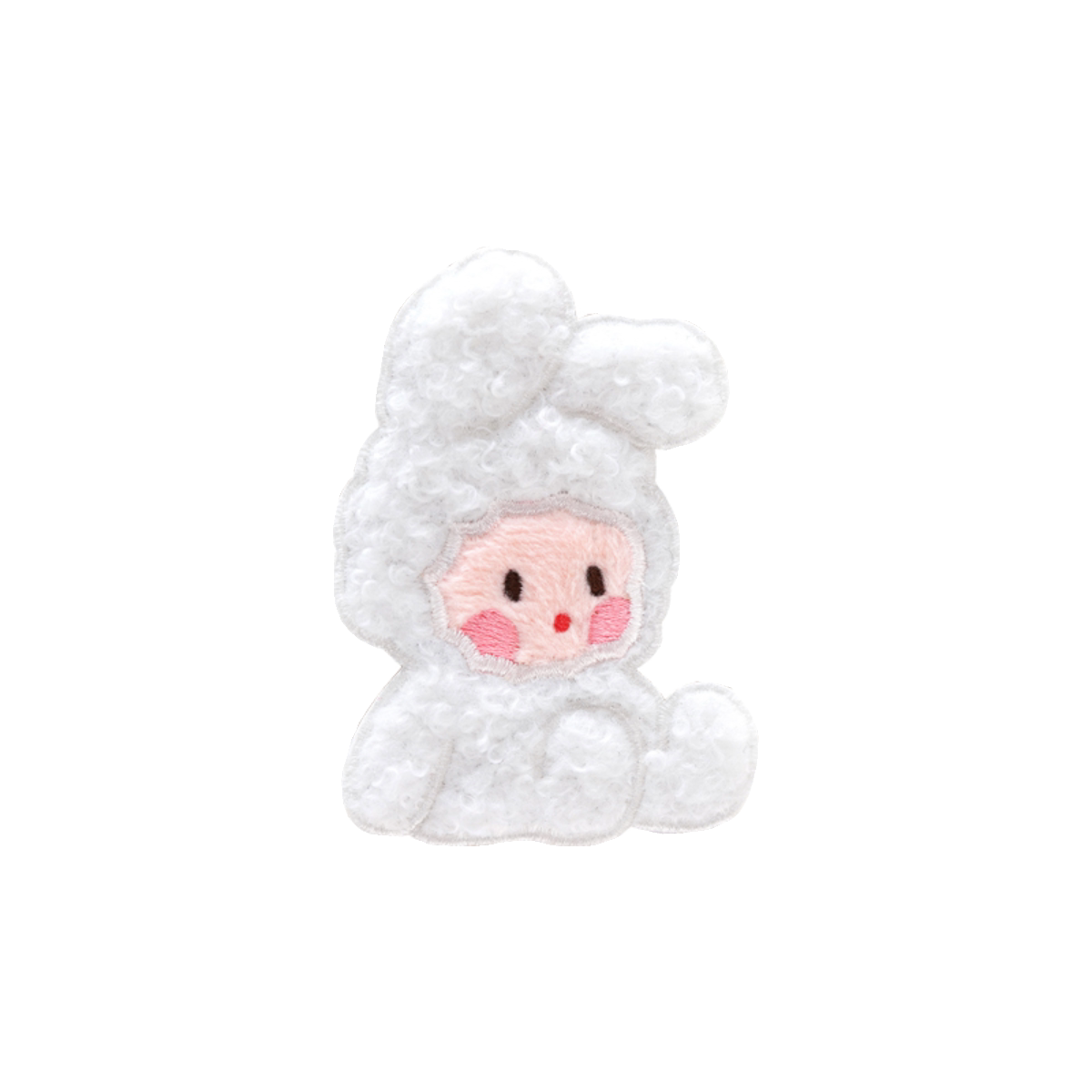 Soft and Cute Rabbit Embroidery Patch