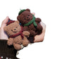 Handmade New Year's gifts,cute bear and rabbit keychains, bag charms, crochet dolls, yarn DIY material kit