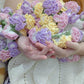 Handmade Floral Bouquet Crochet Blanket