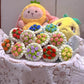 Mini bouquets, handmade crochet and knitted keychains, birthday gifts