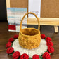 Mini rose bouquet coaster DIY knitting kit