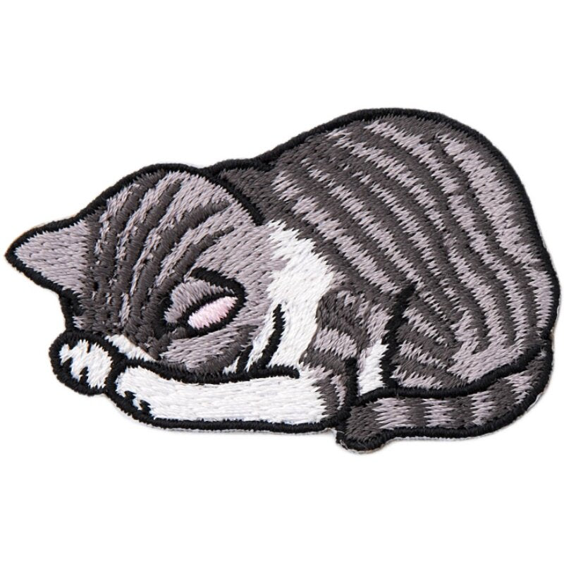Soft & Cute Cat Embroidery Patch