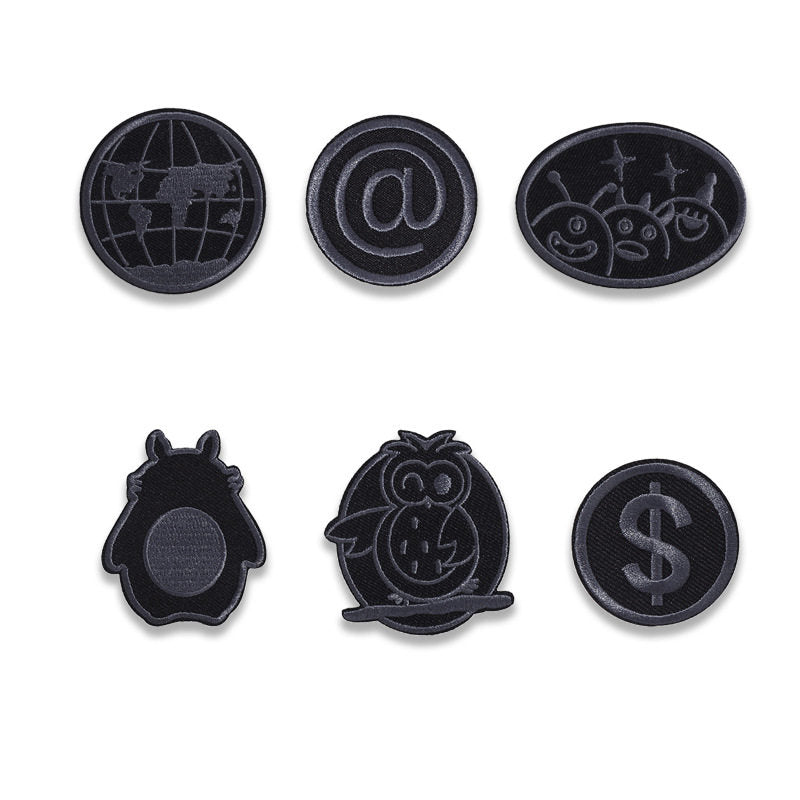 Black Shape Embroidery