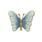 Gold-Edged Butterfly Embroidery Patch