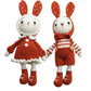 DIY Crochet Doll Kit Handmade Gift Yarn Doll Couple Rabbit for friend family