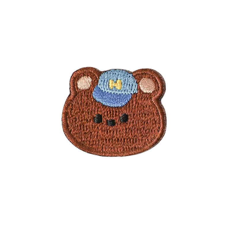 Cartoon Bear Embroidery Patch