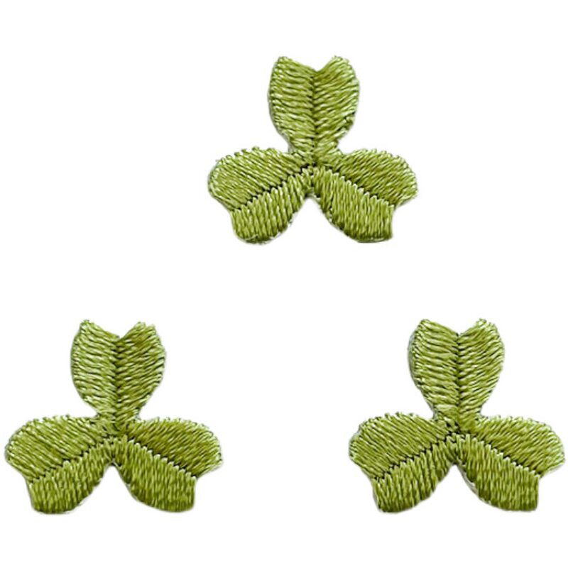 Fresh Four-Leaf & Three-Leaf Clover Embroidery Patch