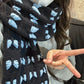 Bow clouds cotton scarf wool handmade diy crochet material package handwoven gift