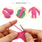 Funny Crochet Pink Radish Plush - Kawaii Amigurumi Vegetable Monster