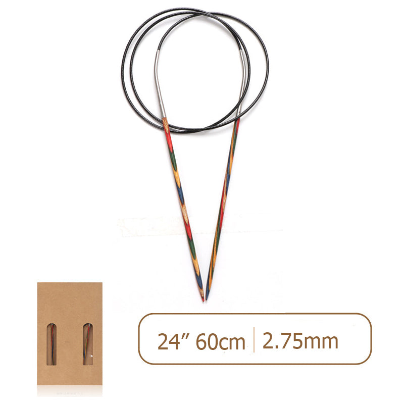 Laminated Wood Circular Knitting Needles