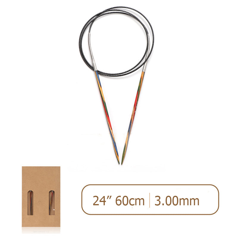 Laminated Wood Circular Knitting Needles