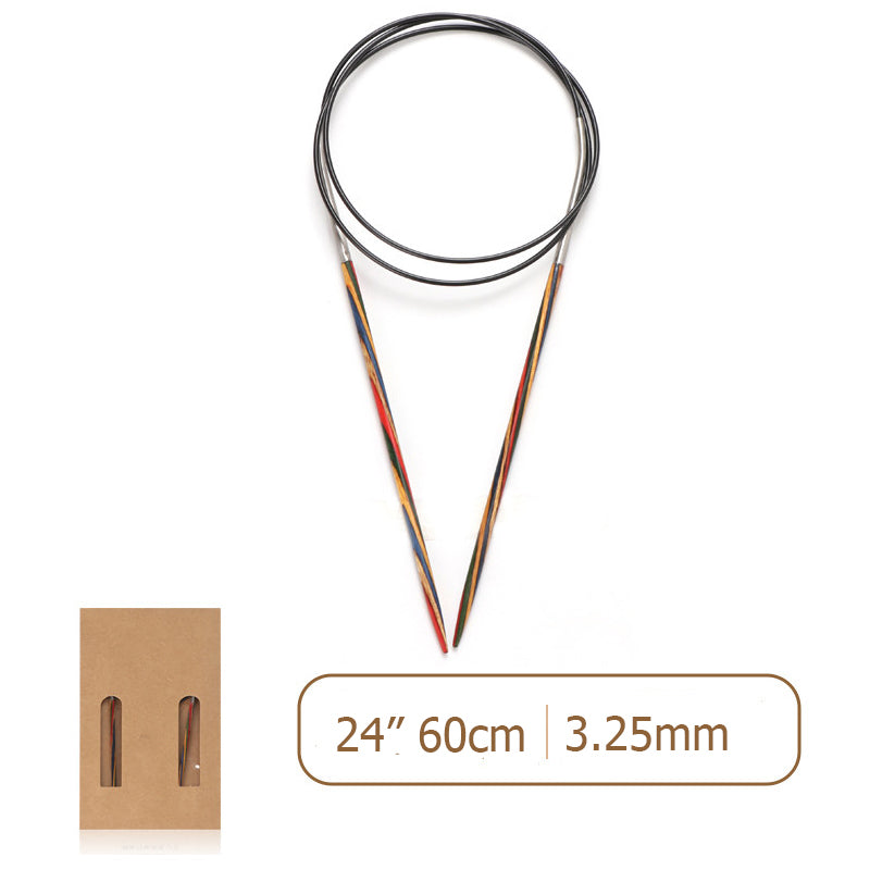 Laminated Wood Circular Knitting Needles