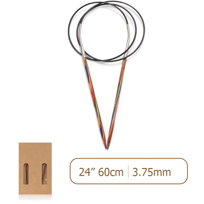Laminated Wood Circular Knitting Needles