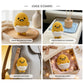 Funny Lazy Egg Crochet Plush - Grumpy Amigurumi Chick Desk Buddy Gift