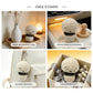 Funny Emotional Support Ghost Plush - Minimalist Amigurumi Desk Decor