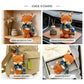 Handmade Crochet Fox Plush - Cute Amigurumi Woodland Nursery Decor