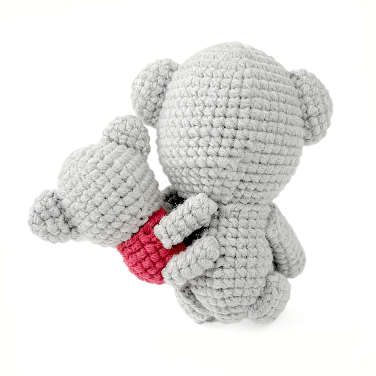 Handmade Crochet Koala Mother and Baby Set - Cute Amigurumi Nursery Decor