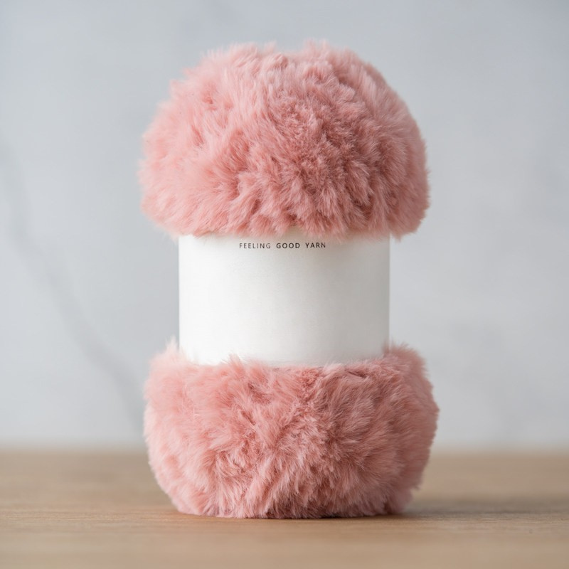 Faux Mink Fur Yarn Chunky Weight