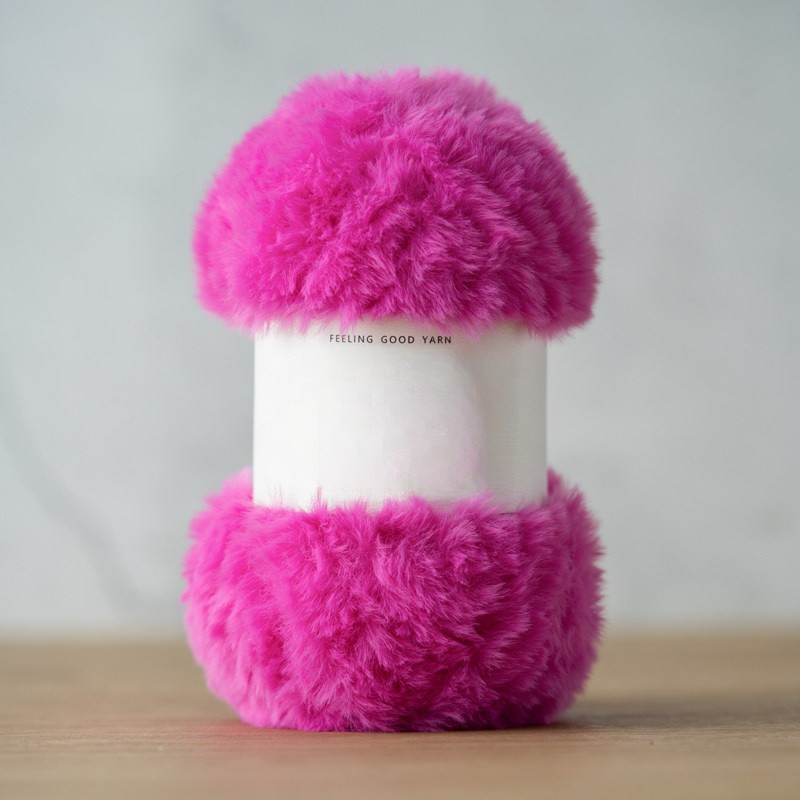 Faux Mink Fur Yarn Chunky Weight