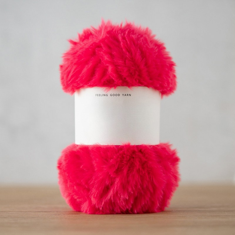 Faux Mink Fur Yarn Chunky Weight