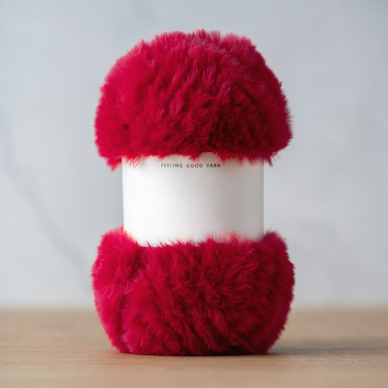 Faux Mink Fur Yarn Chunky Weight