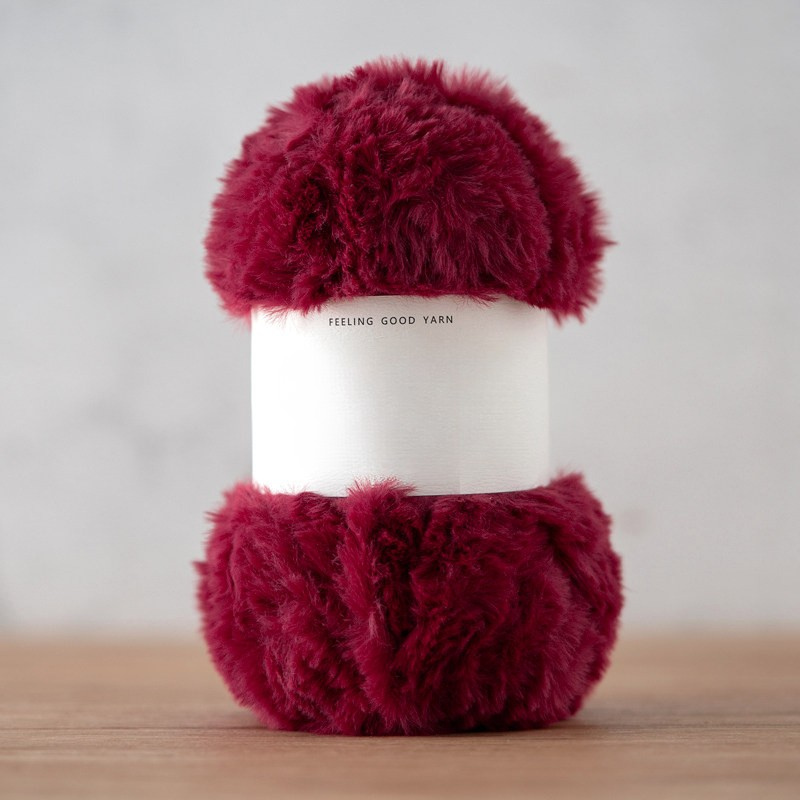 Faux Mink Fur Yarn Chunky Weight