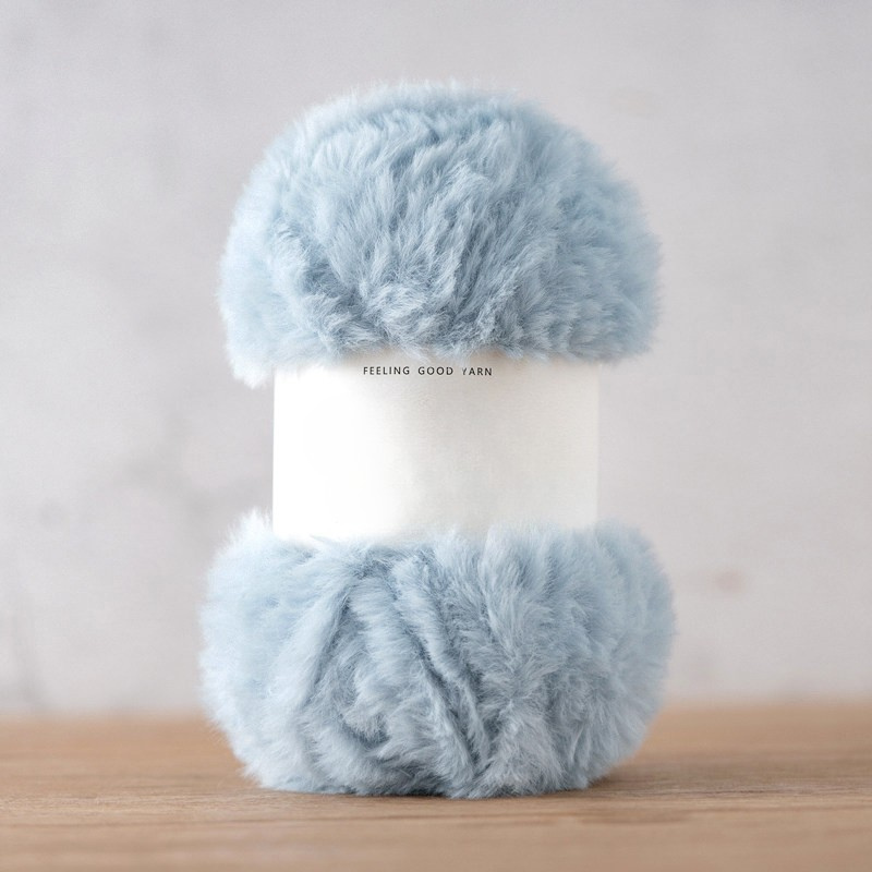 Faux Mink Fur Yarn Chunky Weight