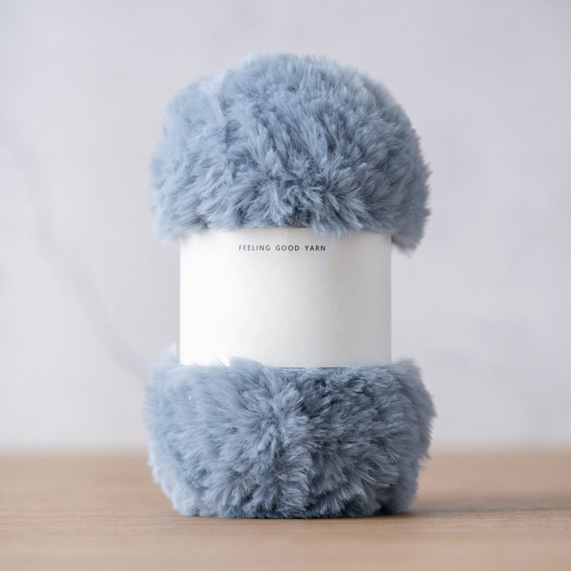 Faux Mink Fur Yarn Chunky Weight