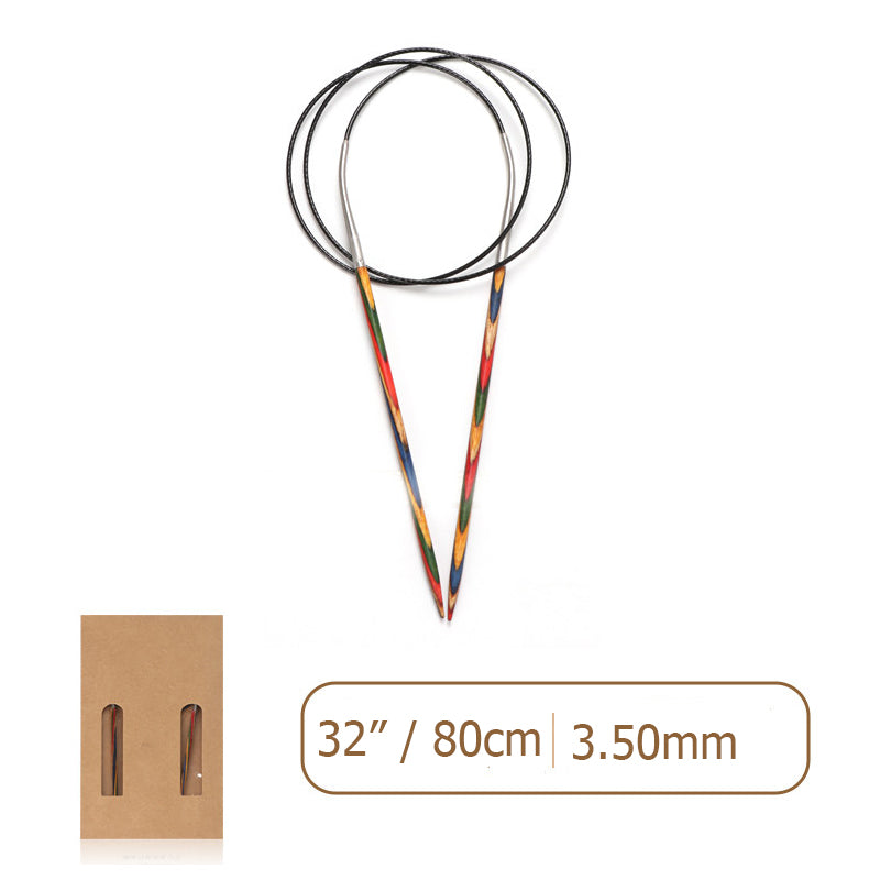 Laminated Wood Circular Knitting Needles
