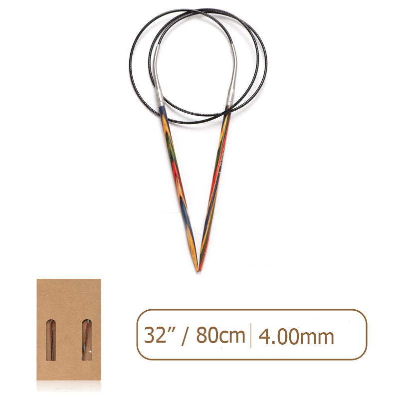 Laminated Wood Circular Knitting Needles