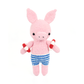 Handmade Crochet Pig Plush - Cute Amigurumi Stuffed Animal in Swimwear