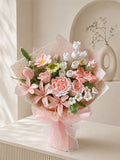 Pink Lily Style Crochet Flowers