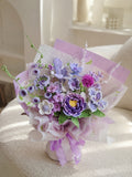 Crochet irises anemones flowers