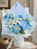 Crochet Peony Clematis Bouquet