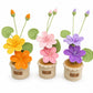 Handmade Crochet Tung Blossom Potted Plant
