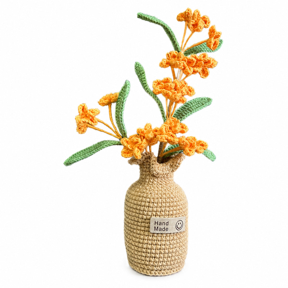 Handmade Crochet Osmanthus Flower Vase