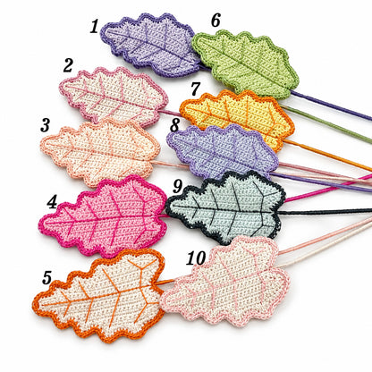 Handmade Crochet Mini Alocasia Leaf Stems