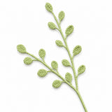 Handmade Crochet Double Leaf Stems