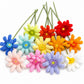 Handmade Crochet Mini Gerbera Daisy Stems