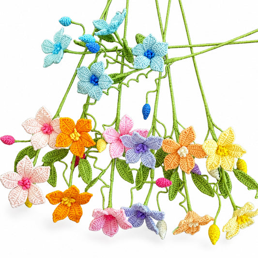 Handmade Crochet Clematis Stem