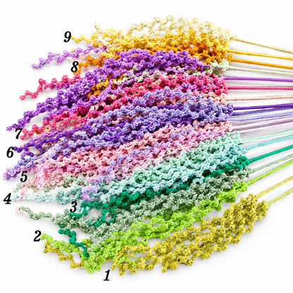 Handmade Crochet Hanging Millet Stem