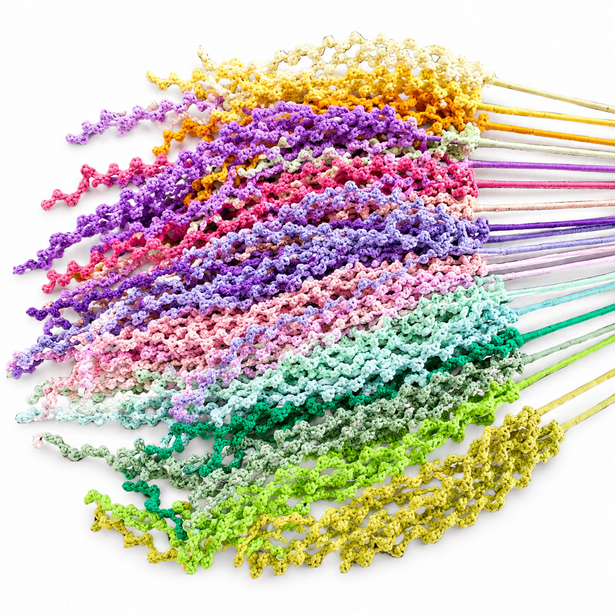 Handmade Crochet Hanging Millet Stem