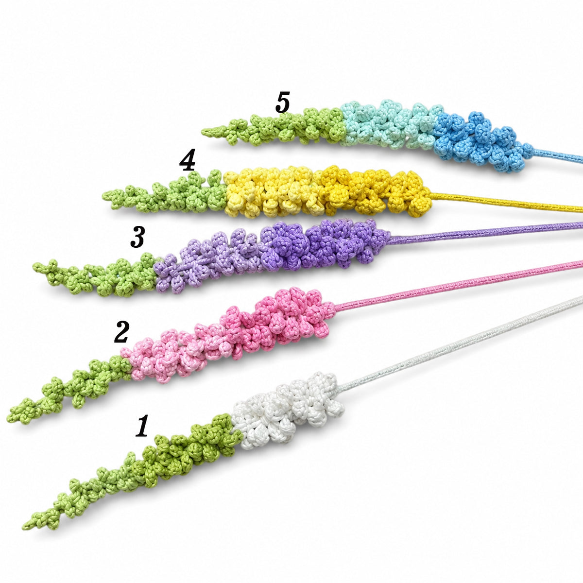 Handmade Crochet Single Stem Lavender