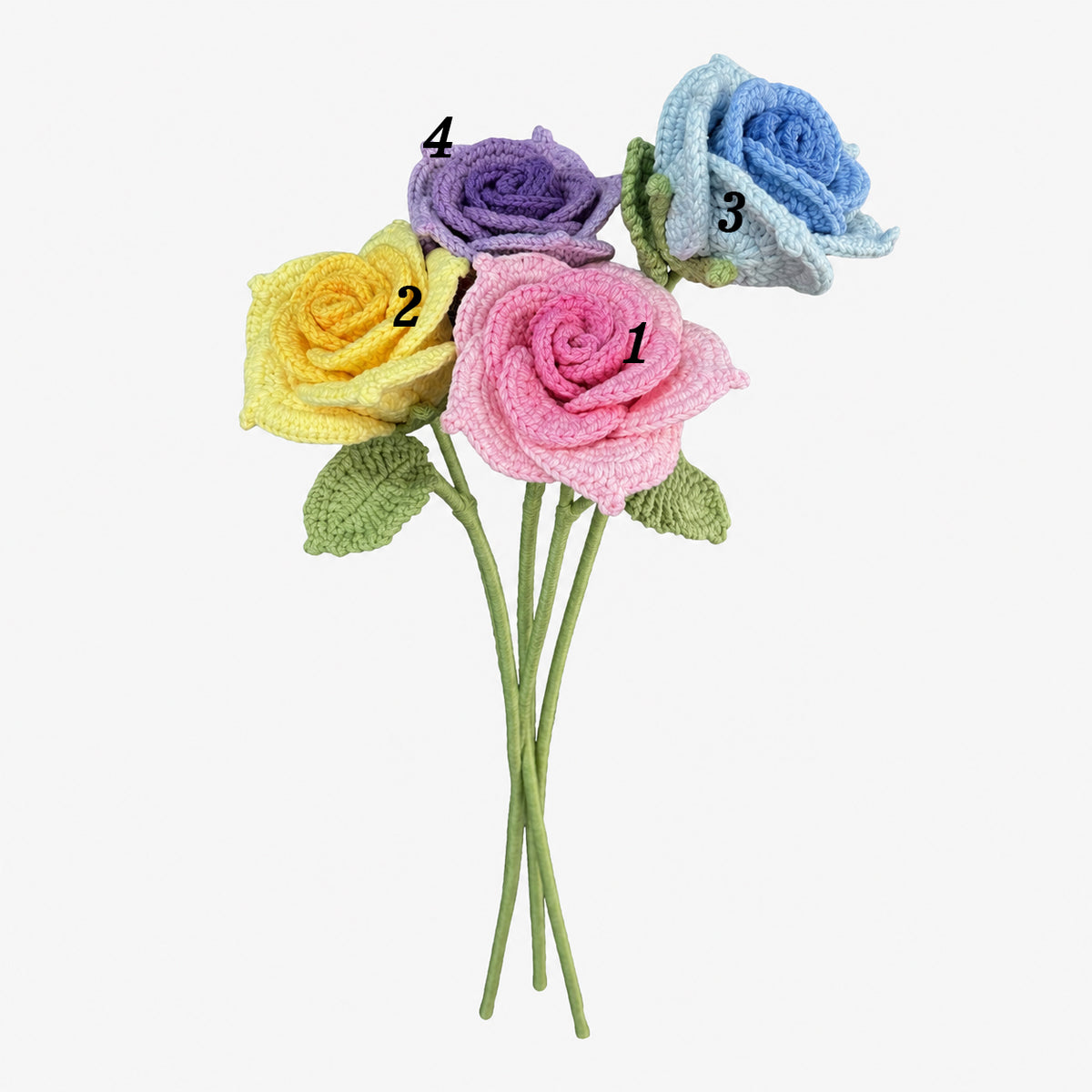 Handmade Crochet Mini Rose