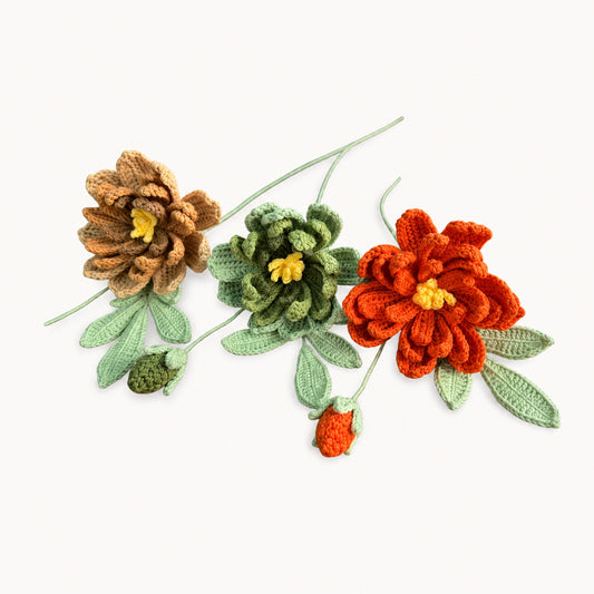 Handmade Crochet Banksia Rose