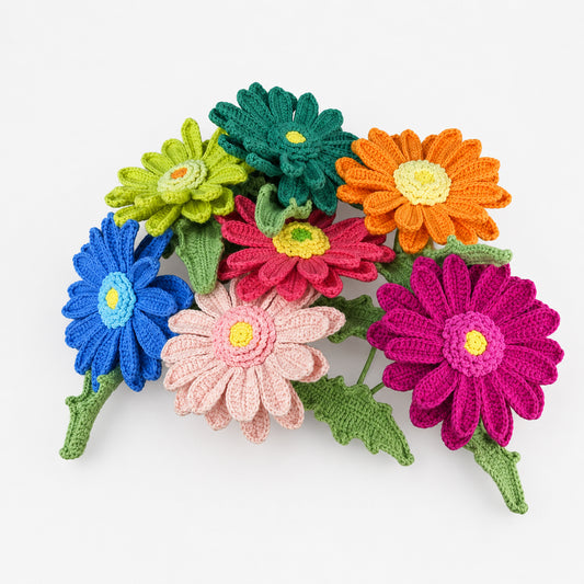 Handmade Crochet Gerbera Daisy